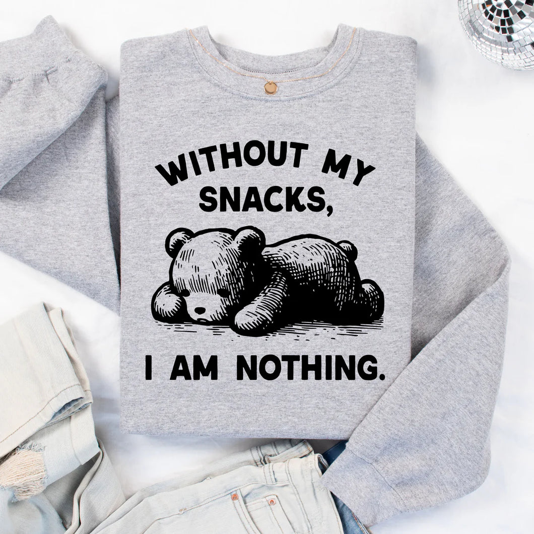 Without My Snack Crewneck Sweatshirt