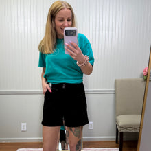 Load image into Gallery viewer, Black Trouser Shorts (150386)