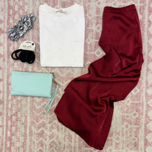 Load image into Gallery viewer, Fired Brick Silk Maxi Skirt