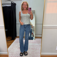 Load image into Gallery viewer, Button Up Crop Tank Top