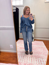 Load image into Gallery viewer, Cold Shoulder Sweater