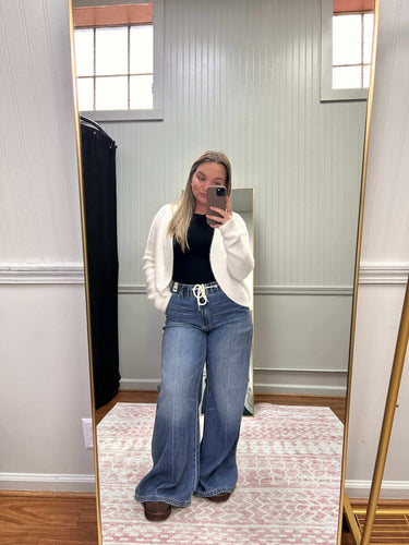 Cocoon Eyelash Cardigan