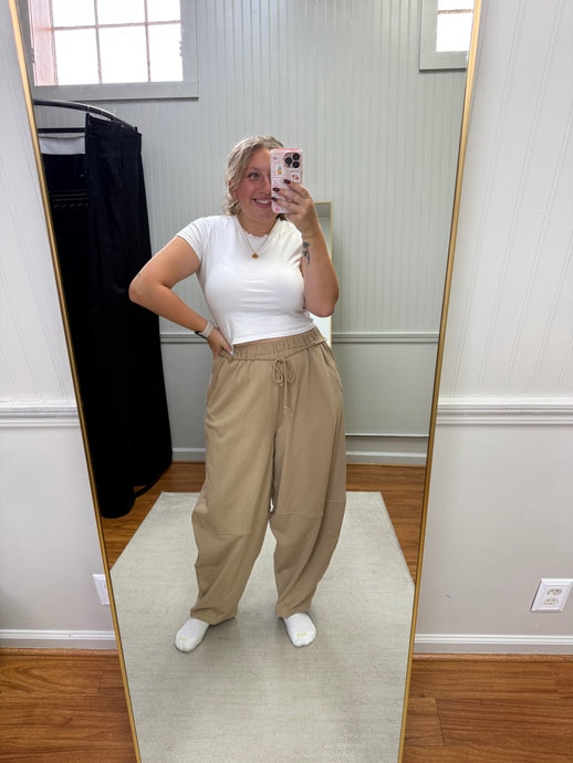 Barrel Sweatpants - Taupe