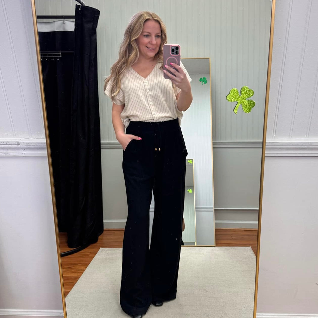 Linen Wide Leg Pants