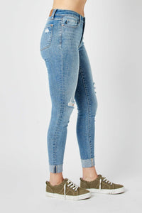 SALE Cuffed Skinny Distressed