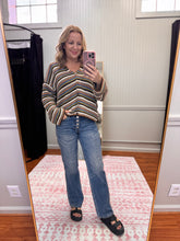 Load image into Gallery viewer, Striped Button Cardigan