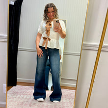 Load image into Gallery viewer, Front Bow Puff Sleeve