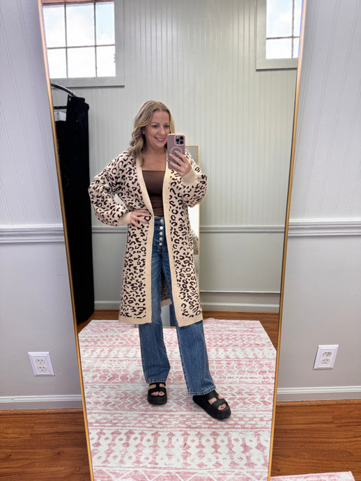 Leopard Cardigan