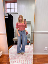 Load image into Gallery viewer, Mid Rise Wide Leg 82702