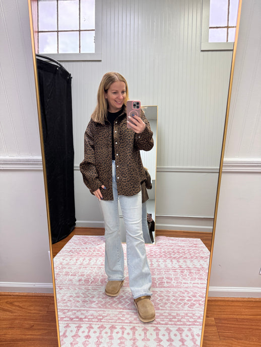 Leopard Shacket