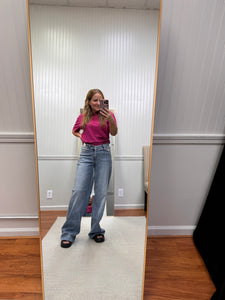 V Front Baggy Jeans 82671
