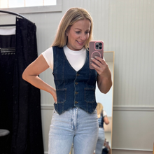 Load image into Gallery viewer, SALE Denim Vest (L)