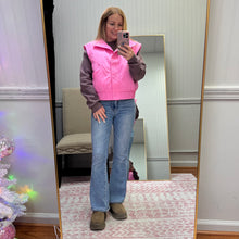 Load image into Gallery viewer, Pink Snap Vest