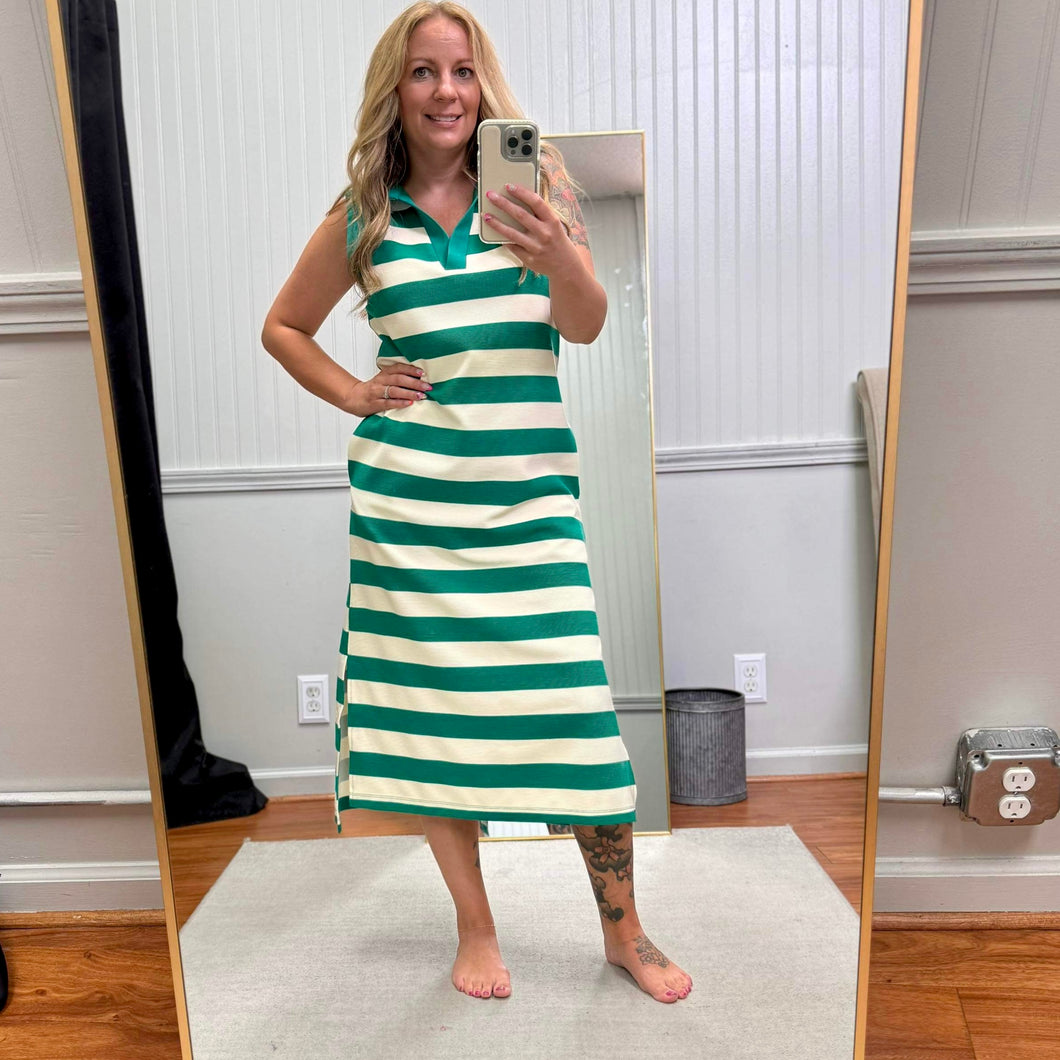 V-Neck Maxi Dress