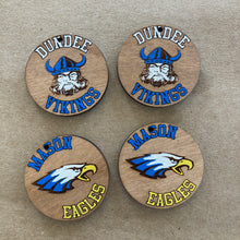 Load image into Gallery viewer, School Spirit Wooden Earrings