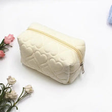 Load image into Gallery viewer, Quilted Hearts Cosmetic Bags