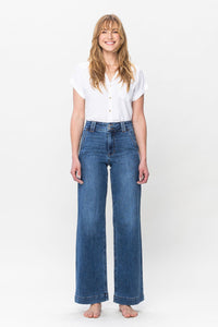 Double Button Wide Leg