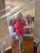 Load image into Gallery viewer, SideSlit Hoodie - Hot Pink