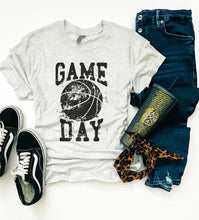 Load image into Gallery viewer, $10 Game Day Grunge Basketball T-Shirt (S)