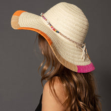 Load image into Gallery viewer, Charity Woven Edge Straw Hat