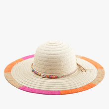 Load image into Gallery viewer, Charity Woven Edge Straw Hat
