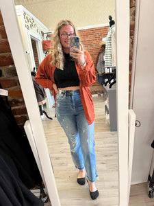 SALE Release Hem Straight Distressed
