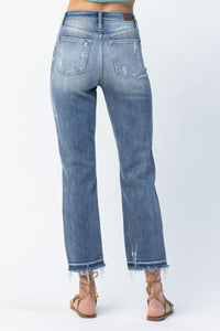 SALE Release Hem Straight Distressed