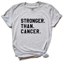 Load image into Gallery viewer, $10 SALE Stronger Than Cancer T-Shirt (S, M)