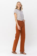 Load image into Gallery viewer, Wide Leg Auburn Orange Jeans