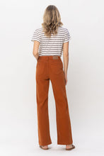 Load image into Gallery viewer, Wide Leg Auburn Orange Jeans