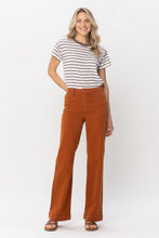 Load image into Gallery viewer, Wide Leg Auburn Orange Jeans